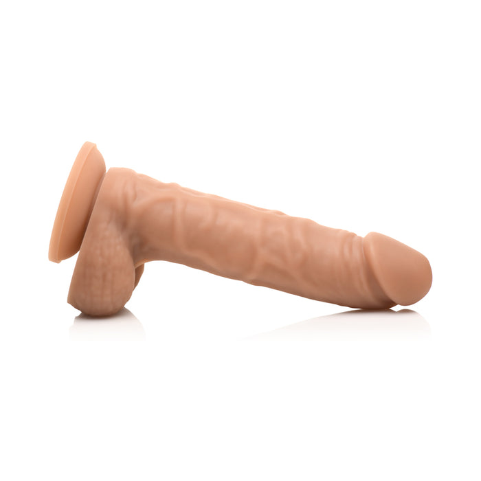 Easy Riders 7 in. Silicone Dildo with Balls Medium