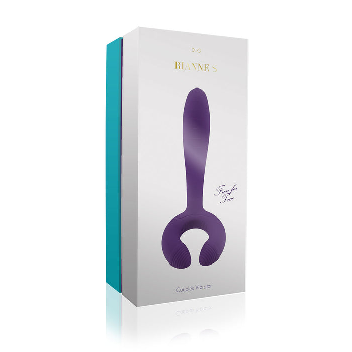 Rianne S Duo Couples Vibrator Deep Purple