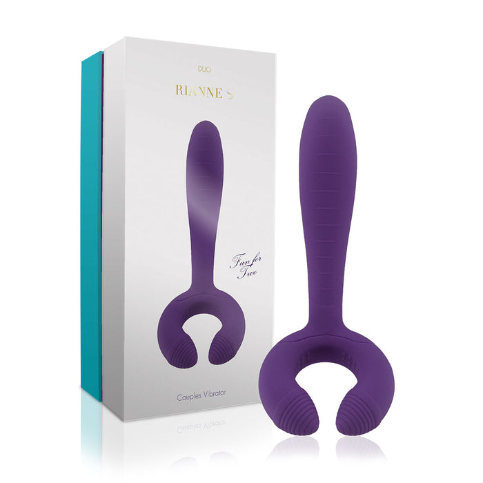 Rianne S Duo Couples Vibrator Deep Purple