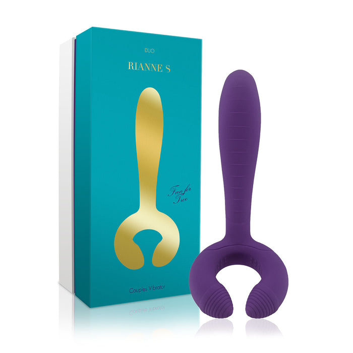 Rianne S Duo Couples Vibrator Deep Purple