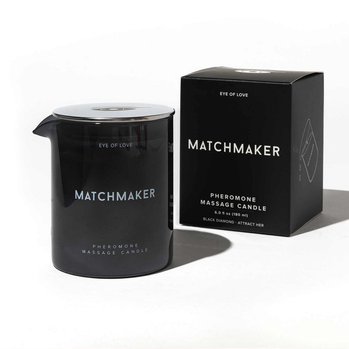 Eye of Love Matchmaker Black Diamond Attract Her Massage Candle