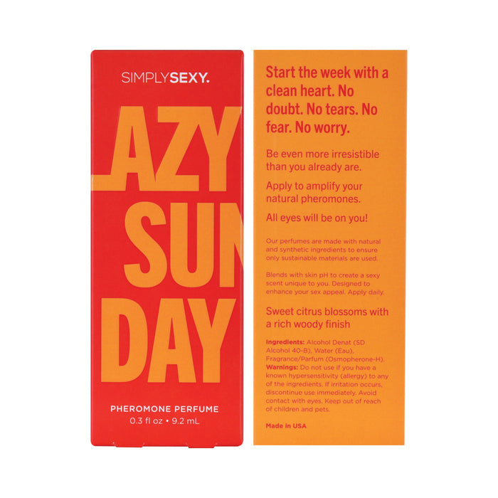 Simply Sexy Pheromone Perfume Lazy Sunday 0.3Floz/9.2Ml