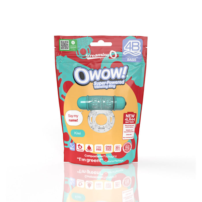 Screaming O 4B OWow Vibrating Cockring Kiwi