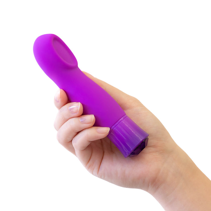 Blush Oh My Gem Charm Rechargeable Warming Silicone Cupped Vibrator Amethyst