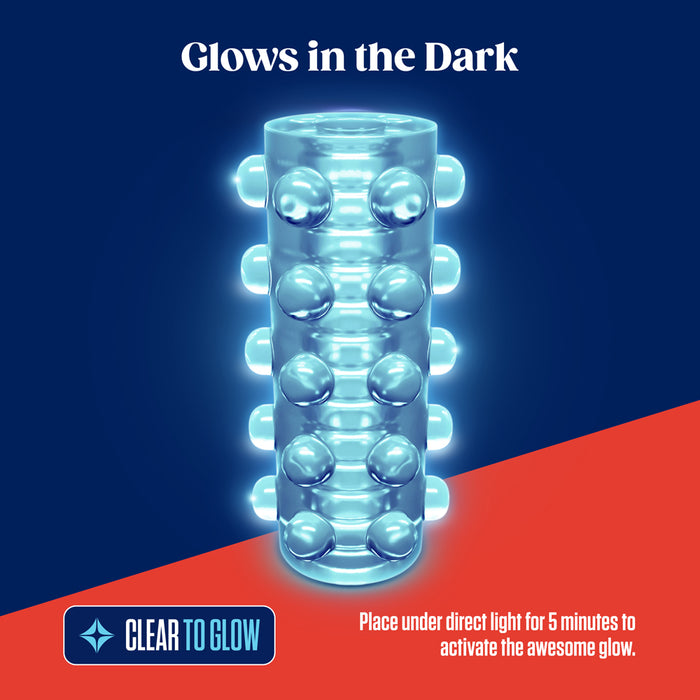 RIZE! Swich Glow in the Dark Self-Lubricating Stroker Clear