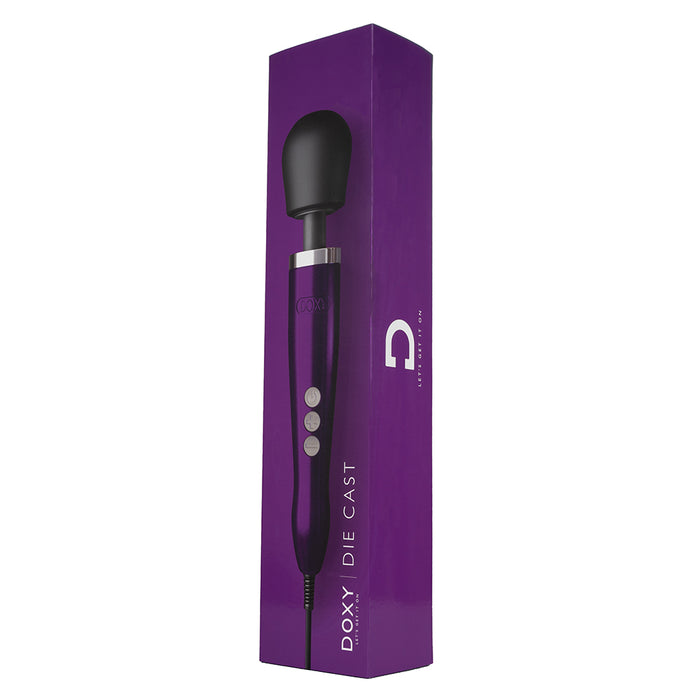 Doxy Die Cast Wand Vibrator Purple