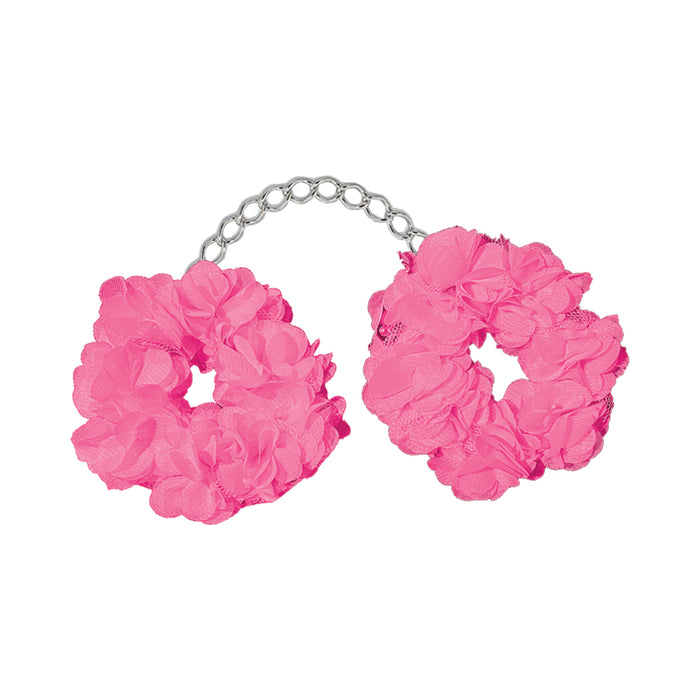 Blossom Luv Cuffs Flower Hand Cuffs Pink